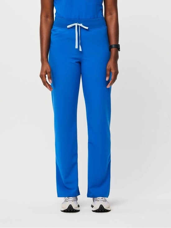 Figs Pants - Figs Winning Blue Scrub Pants
Size L 
30 inch inseam